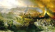 David Roberts The Siege and Destruction of Jerusalem Spain oil painting artist